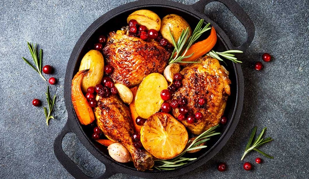 Chicken with Roasted Lemon and Rosemary Sauce Recipe