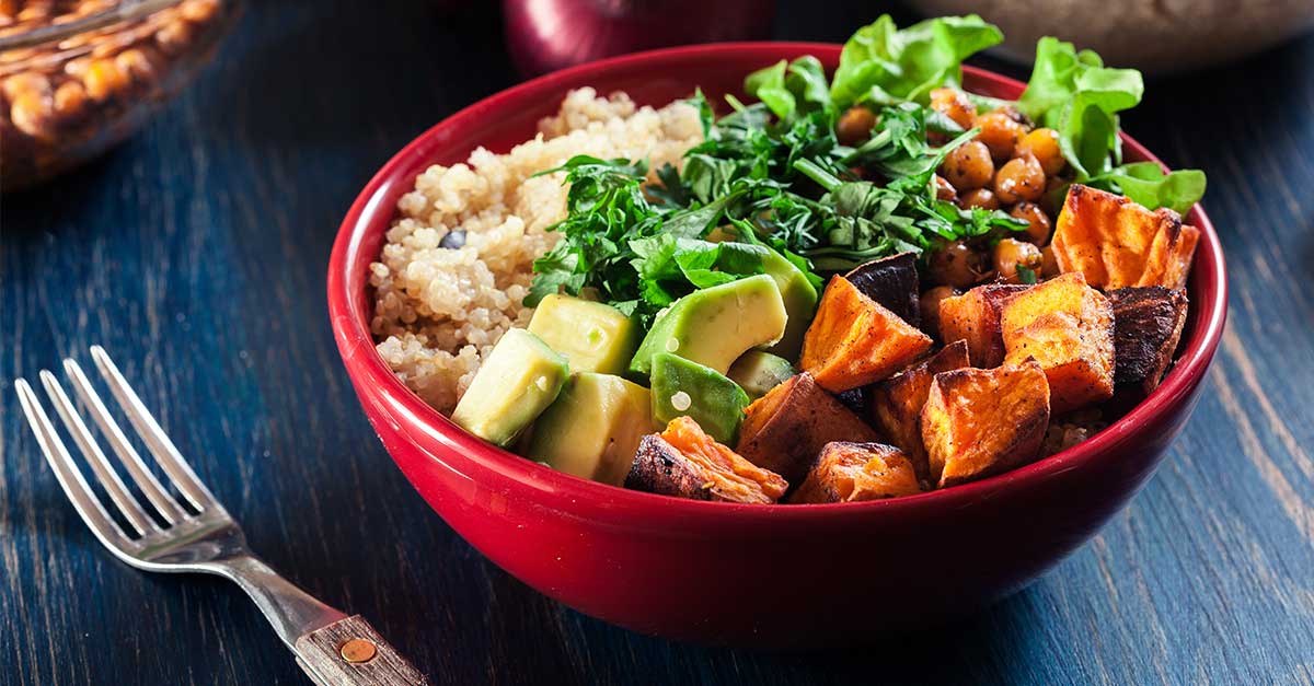 Roasted Vegetable Quinoa Bowls