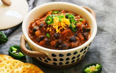 Smoky “Beef” and Black Bean Chili Recipe