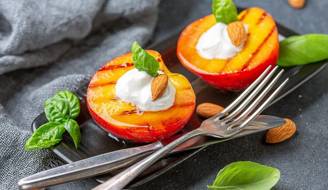 Sharing our Favorite Summer Dishes Grilled Peaches