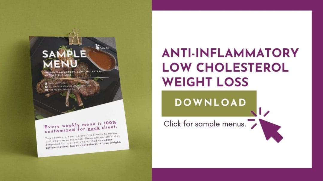 Anti-Inflammatory, Low Cholesterol, Weight Loss Sample Menus